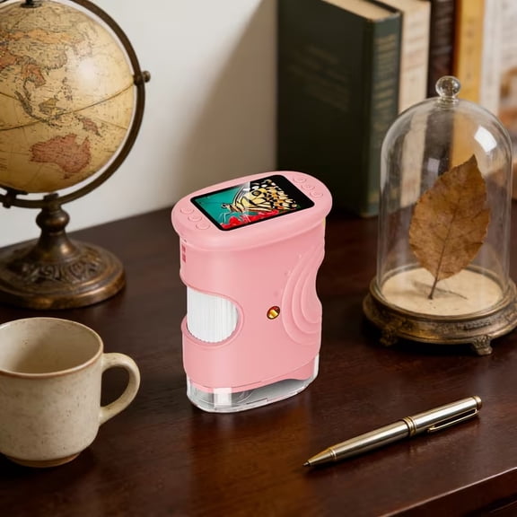 Upgraded Handheld HD Electronic Microscope - 1000x Magnification with LED Light for Educational and Outdoor Exploration