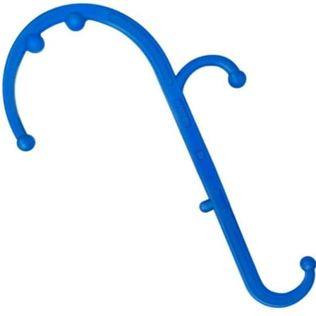 Upgraded Handheld Trigger Point Massage Tool for Back Neck Muscle Pain Relief Blue