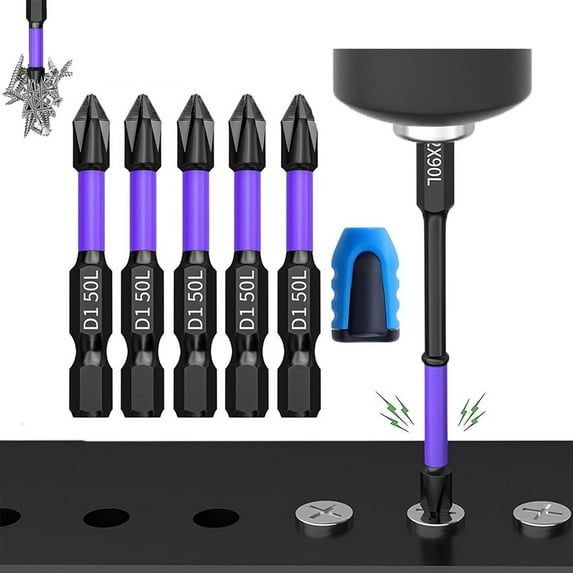 Upgraded High Hardness and Strong Magnetic Bit, D1 Impact Driver Bit Set