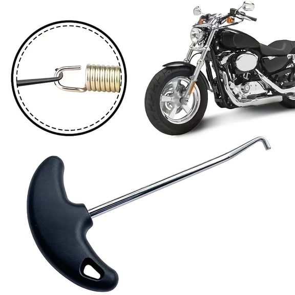Upgraded Hook-Type T-Spring Hook for Brake Wrench - Durable Spring Removal Tool for Automotive Repairs