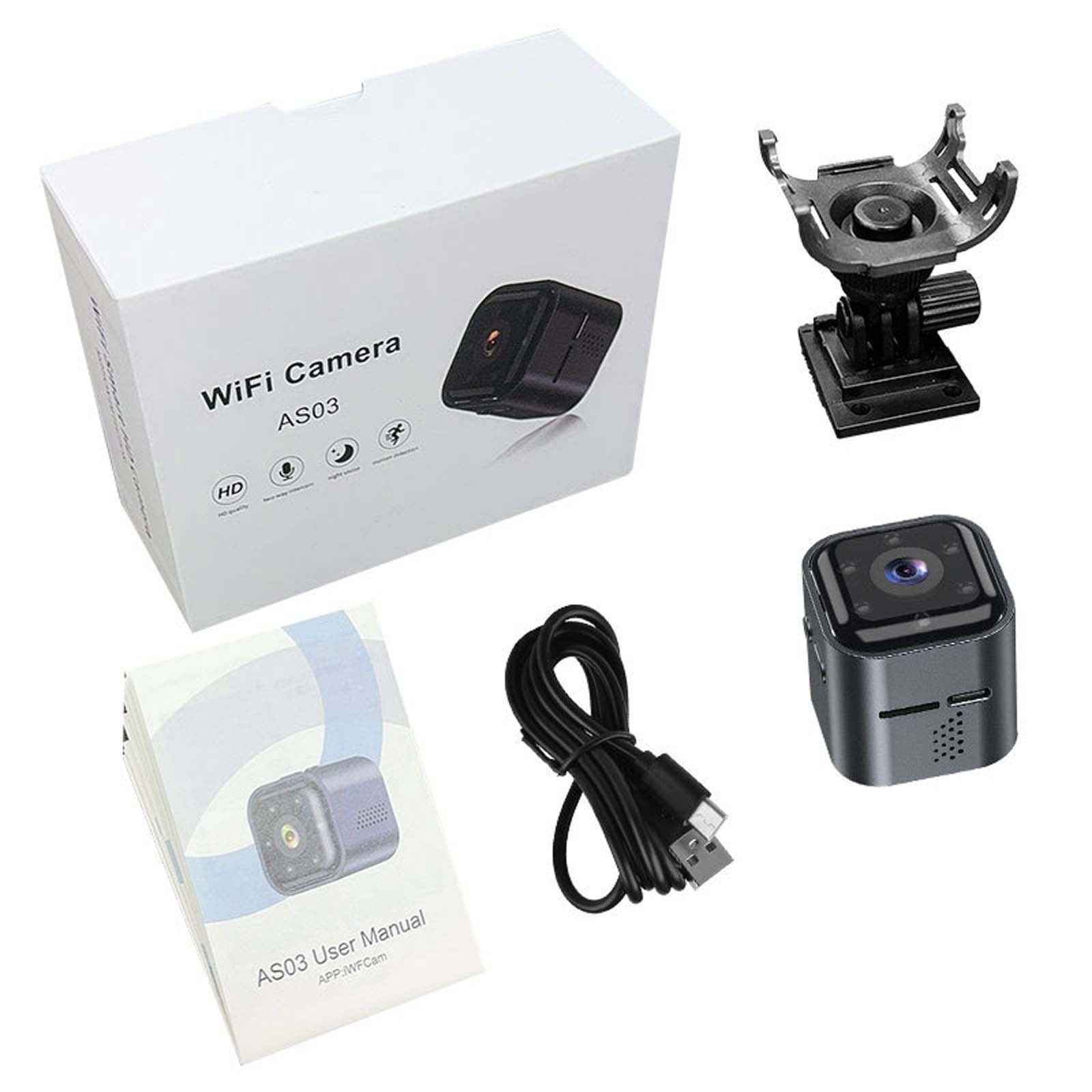 Upgraded House Camera Security Camera With Wide-Angle Lens Smart Alarm 1080p HD Mini Wireless WiFi Cameras App Remote For Door Baby Monitor Easy Installation L