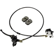 Upgraded Hydraulic Brake Master Cylinder Caliper With Brake Pad Assembly Hose Tube for 97cc 2.8HP Baja Doodlebug Dirtbug DB30 Mini Bike Dirt Bike Moto Parts