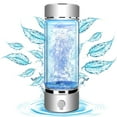 thumbnail image 1 of Upgraded Hydrogen Water Bottle with PEM SPE Technology, Portable Rechargeable Hydrogen Water Ionizer Machine, Hydrogen Water Generator for Home Travel, Gift for Men Women (Silver), 1 of 7