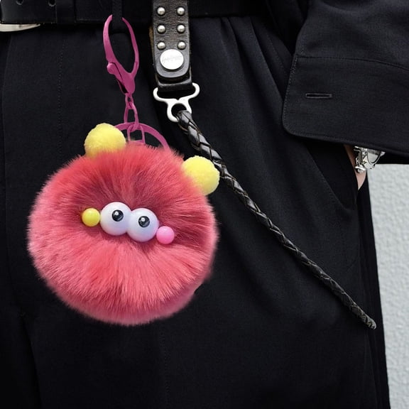 Upgraded Imitation Small Briquettes Car Keychain Pendant Ball Doll School Bag Ornaments Gift V