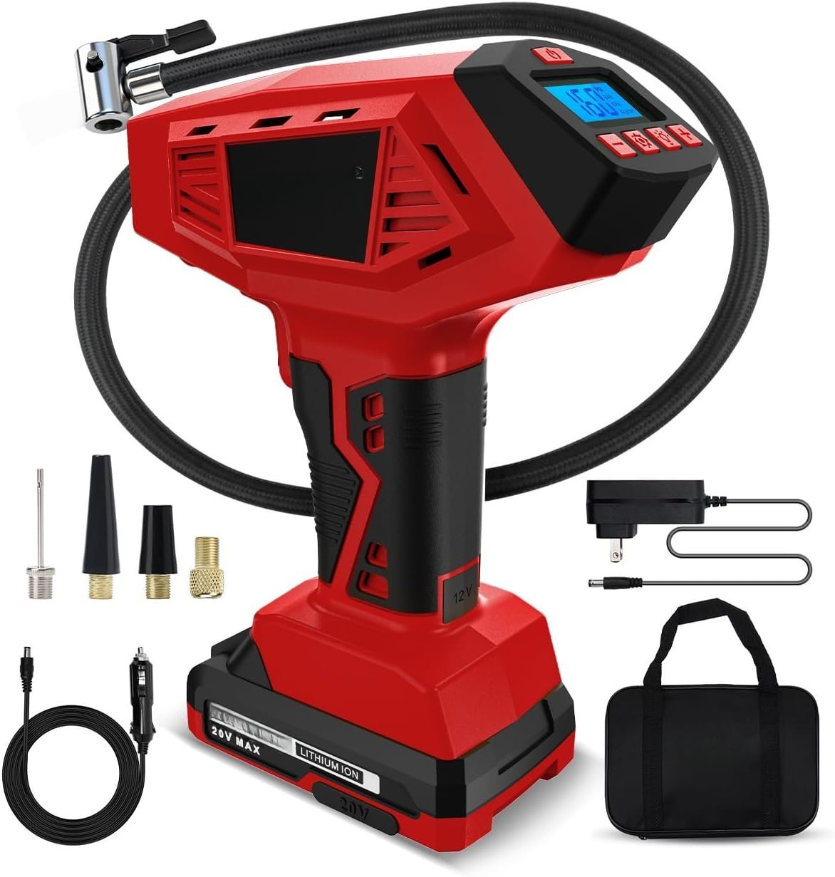 Upgraded Inflator Portable Air Compressor, 3X Inflation, 160PSI ...