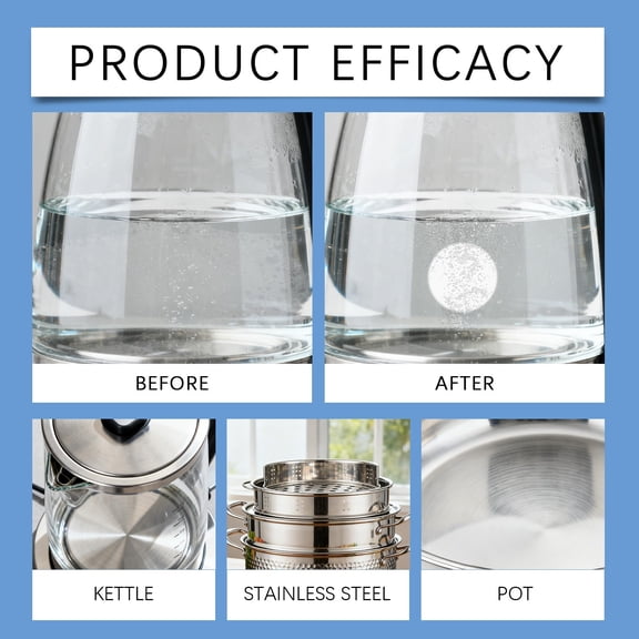 Upgraded Instant Kettle Descaler Tablets