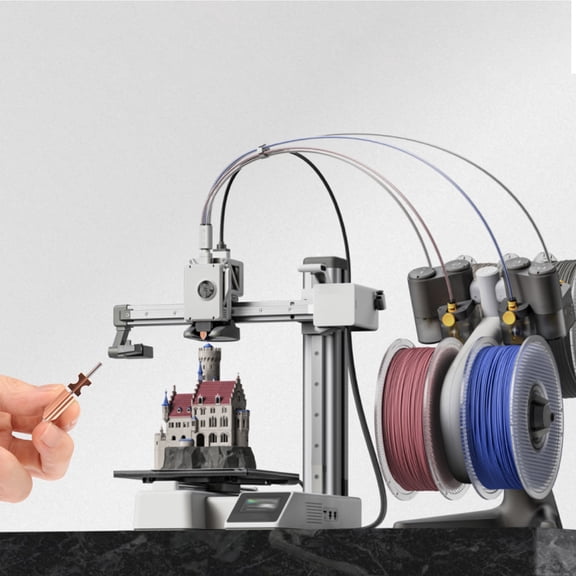 Upgraded Integrated Nozzle Assembly Compatible with Flashforge Adventurer 5X 3D Printer Quick Release Print Head 0.25 0.4 0.6 MM Balanced Speed and Precision