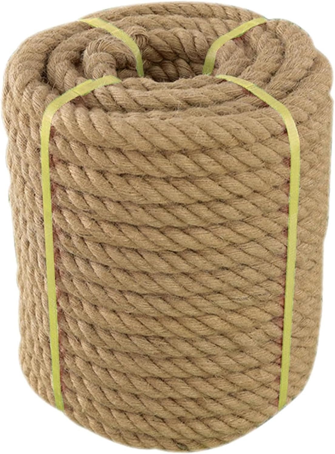 Upgraded Jute Rope, 3/4 Inch x 50 FT Manila Rope, Natural Jute Rope ...