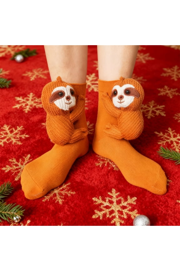 Upgraded Knit Cute Socks Floor Sock For Christmas Socks Hand Crocheted Winter Warm Multiple Styles Sock For Christmas Gifts V