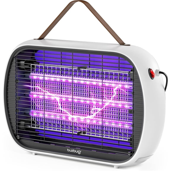 Upgraded LED Bug Zapper Indoor, LED Bulbs Up to 50,000 Hours, 3 Lamps Sustainable Less Power, 3800V Powerful Electric Mosquito Zapper, Fly Trap Mosquito Trap, Fly Killer Fly Zapper