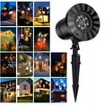 thumbnail image 1 of Upgraded LED Christmas Projector Light with 16 Patterns, Moving Snowflake Spotlight LED Lawn Garden for Holiday Christmas Garden Patio Stage House Decoration, 1 of 11