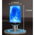 thumbnail image 1 of Upgraded LED Flame Light Bulbs, 3 Modes Flickering Light Bulb with Upside Down Effect, E27/E26/B22 Base Fire Bulb for Halloween, Christmas Decorations, Party, Outdoor, Indoor, Home Decor, 1 of 6