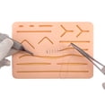 thumbnail image 1 of Upgraded Large 3-Layer Suture Pad with Wounds for Practicing Suturing, 1 of 5