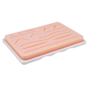 Upgraded Large 3-Layer Suture Pad with Wounds for Practicing Suturing
