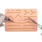 Upgraded Large 3-Layer Suture Pad with Wounds for Practicing Suturing
