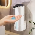 thumbnail image 1 of Upgraded Larger Capacity Automatic Soap Dispenser Touchless, 17.6oz Liquid Hand Dispenser, Rechargeable 2000mAh, 8 Adjustable Levels, 2-in-1 Wall Mount & Countertop for Kitchen Bathroom, 1 of 3