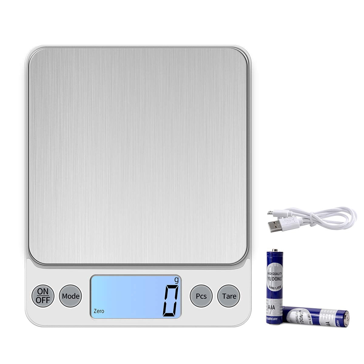 Upgraded Larger Size Digital Food Scale Weight and OZ, 10kg/1g Kitchen ...