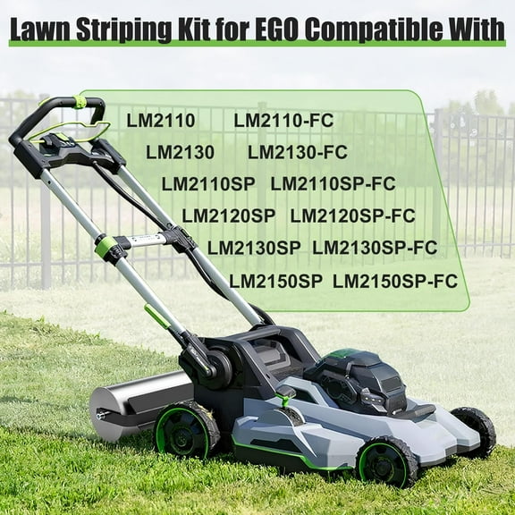 Upgraded Lawn Striping Kit for 21 Push Mower Compatible with LM2100 Series, Lawn Striping Kit for Push Mower, Heavy Duty Striping Roller, Lawn Mower Striping Kit for Professional Lawn Patterns