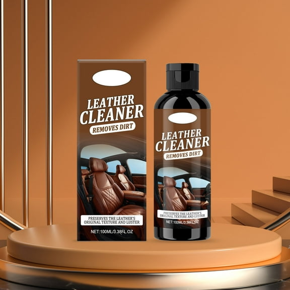 Upgraded Leather Cleaner Deep Cleans To Stubborn Stains While Preserving Leather Texture. Ideal For Sofa And Car Seat Maintenance 100ml