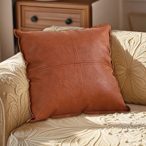 Upgraded Leather Pier Deformation Record One Second Disassembly Pillow Plus Storage Bag Lazy Home Finishing Technology Small Apartment O