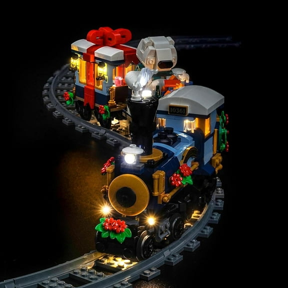 Upgraded Led Light Kit Compatible with Lego Icons Holiday Express Train Building Set, Lights Decoration Compatible with Lego 10361 (Model Not Included)