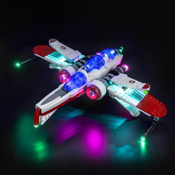 Upgraded Led Light Kit Compatible with Lego ARC-170 Starfighter Building Set, Lights Decoration Compatible with Lego 75402 (Model Not Included)