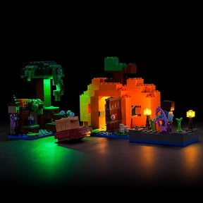 Upgraded Led Light Kit Compatible with Lego The Pumpkin Farm Building Set, Lights Decoration Compatible with Lego 21248 (Model Not Included), Yellow