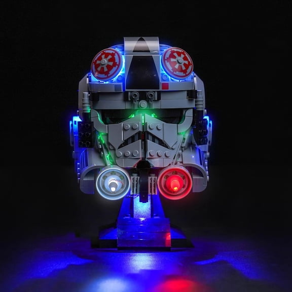 Upgraded Led Light Kit Compatible with Lego at-at Driver Helmet Building Set, RC Version Compatible with Lego 75429 (Model Not Included)
