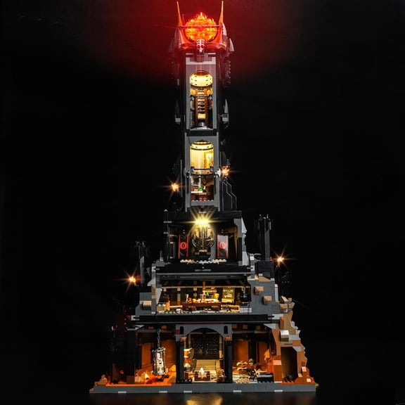 Upgraded Led Light Kit for Lego Barad dur Building Set, Compatible with Lego 10333, Gift Idea for Adult Builders and Fans (Model Not Included)