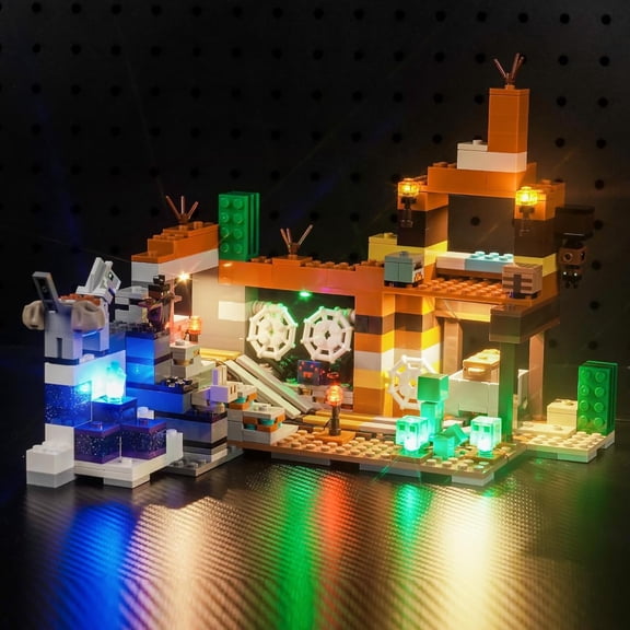 Upgraded Led Light Kit for Lego The Badlands Mineshaft Building Set, Compatible with Lego 21263 (Model Not Included)