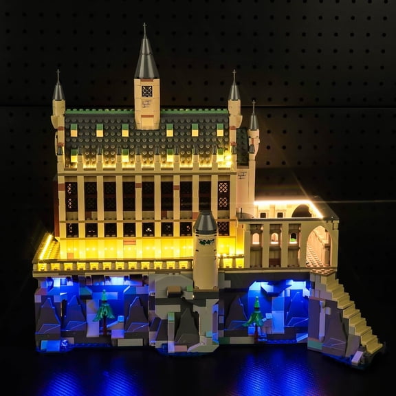 Upgraded Led Light Kit for Lego The Great Hall Building Set, Compatible with Lego 76435 (Model Not Included)