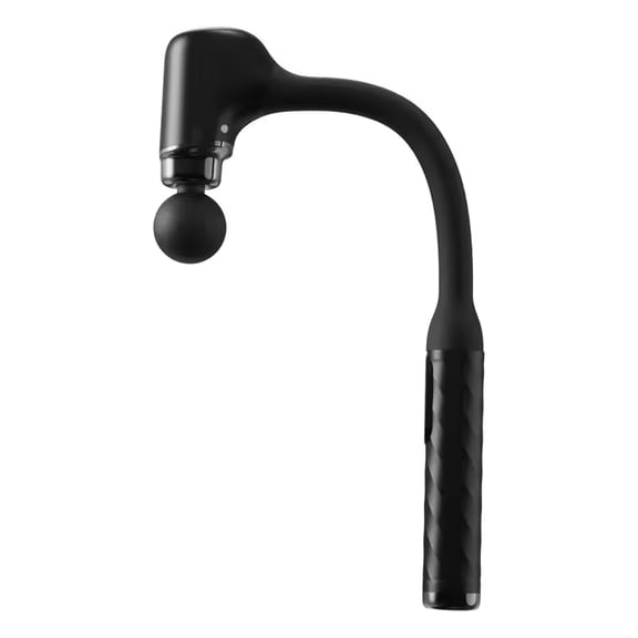 Upgraded Long-Handle Fascia Gun, Deep Tissue Percussion Massager with 4 Heads,Neck & Full Body Relief