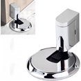 thumbnail image 1 of Upgraded Magnetic Door Stopper, Adjustable Punch-Free Silent Zinc Alloy Floor Door Stop, Heavy Duty Mechanical Magnetic Door Stops for Living Room Bedroom Kitchen Office Door (Bright Silver), 1 of 9