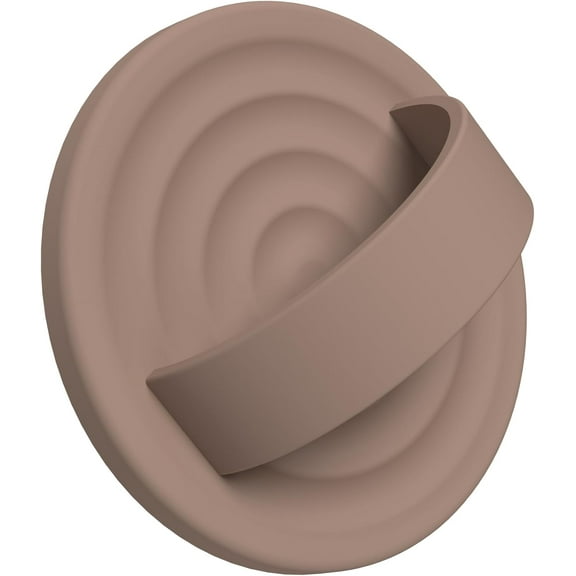 Upgraded Magnetic Phone Grip, Compatible with MagSafe, Silicone Comfy Removable Loop Grip, Phone Grip Finger Ring Holder for Back of Phone for iPhone Pro Max/Plus/16/15/14/13/12, Light Brown