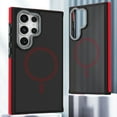 thumbnail image 1 of Upgraded Magnetic for Samsung Galaxy S23 Ultra Case [Compatible with Magsafe] [Mil-Grade Protection], Luxury Pocket-Friendly Ultra Slim Translucent Phone Case Cover for Samsung Galaxy S23 Ultra, Red, 1 of 5