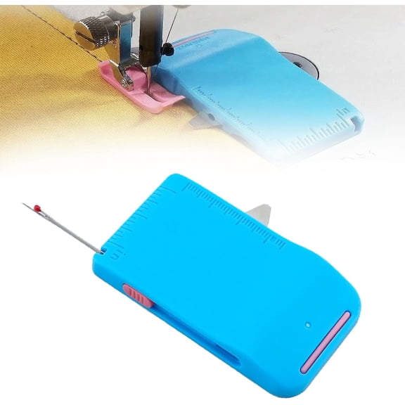 Upgraded Magnetic Seam Guide for Sewing Machine, Multi-Purpose Sewing Tool, Multifunctional Hemmer Guide with Scale, Sewing Accessories Supplies for Magnet Making Machines (B)