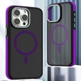 thumbnail image 1 of Upgraded Magnetic for iPhone 16 Plus Case [Compatible with Magsafe] [Mil-Grade Protection], Luxury Pocket-Friendly Ultra Slim Translucent Phone Case Cover for iPhone 16 Plus, Purple, 1 of 7