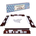thumbnail image 1 of Upgraded Mahjong Racks with Pushers, Set of 4 Trays for American Mahjong Games, Wooden Holders for Mahjong, Dominoes & Mexican Train Game Nights (Includes Magnetically Attached Mahjong Pushers), 1 of 7