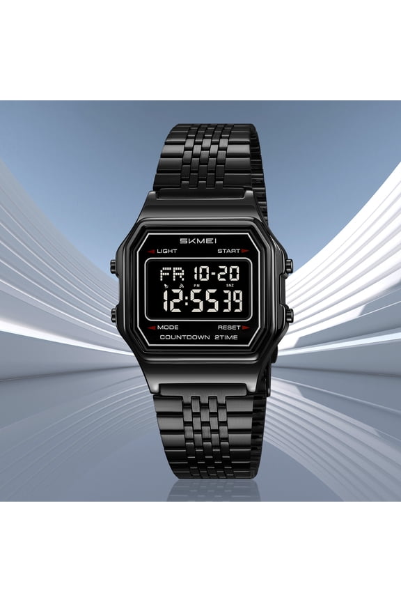 Upgraded Men's Outdoor Sports Digital Watch Waterproof With Luminous Display Suitable For Hiking Camping Running Swimming And Other Sports W