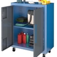 thumbnail image 1 of Upgraded Metal Tool Chest on Wheels, 2 Locking Doors, 360° Casters & Foot Pads, Large Capacity Mobile Tool Cabinet with Adjustable Organizer, 1 of 7