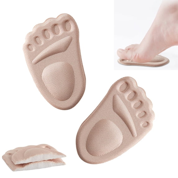 Upgraded Metatarsal Pads Women,Ball Of Foot Cushions,Non-Slip Shoe Inserts,High Heel Comfort, Anti-Slip Inserts, Relieve Foot Pain, Perfect for Work Or Parties Shoe Inserts for Pain Relief 1 Pair