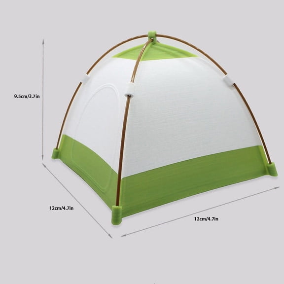 Upgraded Mini Camping Tent Model Miniature Tent DIY Miniature Home Scene Furniture Decoration O