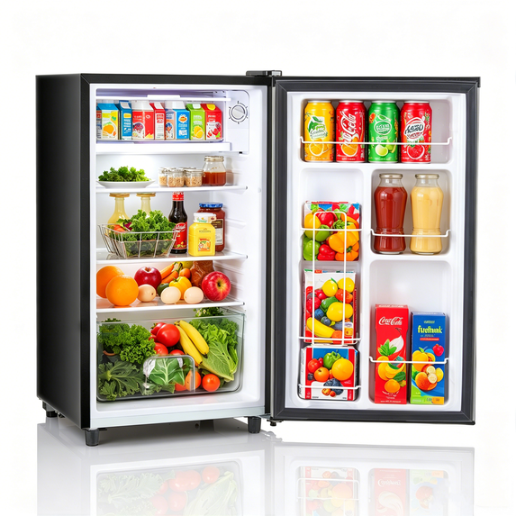 Mini Fridge with Freezer