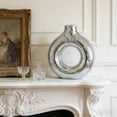 thumbnail image 1 of Upgraded Mirror Donut Vase Modern Glam Decorative Vase For Home Office Party Centerpiece Elegant And Reflective For Flower Displays L, 1 of 7