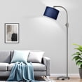 Upgraded Modern Arc Dimmable Tall Standing Floor Lamp with Shade, 1200 ...