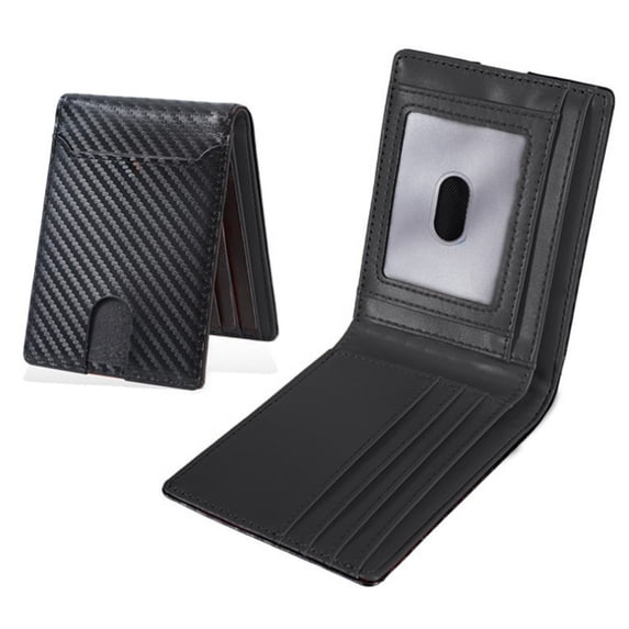 Upgraded Money Clip Wallets For Men Slim Bifold Wallet 2 Cards Mens Leather Wallet With ID Window RFID Blocking Thin Minimalist Credit Card Holders Gift R