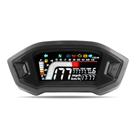 Upgraded Motorcycle Speedometer Odometer Tachometer RPM Speedometer Gauges Simple Installation Suiatble for MSX125