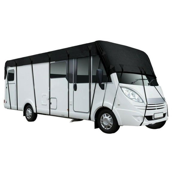 Upgraded Motorhomes Roof Guard Multifunctional Tarp Roof Protectors 210D Cover for Outdoor Activity