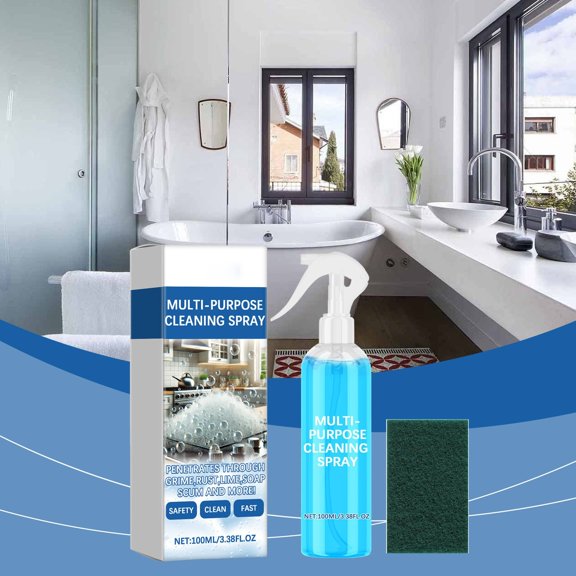 Upgraded Multi-Purpose Foam Cleaner Household Heavy Duty Cleaner Cleaner Foam Stain Removal Cleaning Multiple Surfaces Odor Removal 100ml For Kitchen And Bath V