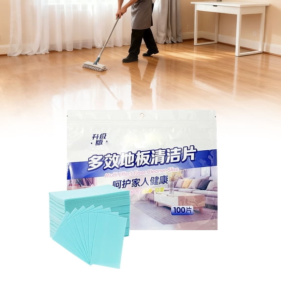Upgraded Multifunctional Effervescent Floor Cleaning Tablets 650 Count, Quick Soluble Mopping Cleaner Tabs for Hardwood Floors, Composite Flooring, Tile and Interior Wall Surfaces
